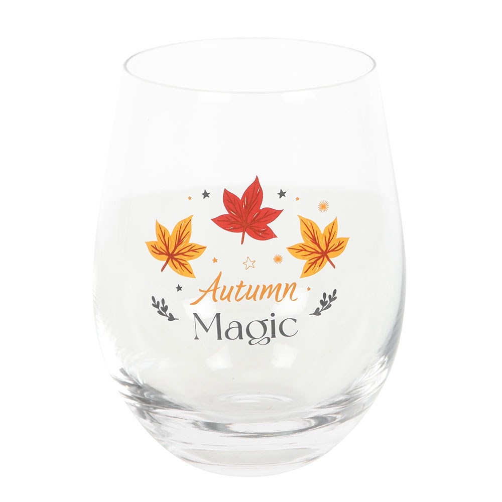 Something Different - Autumn Magic Stemless Wine glass - Multicolours